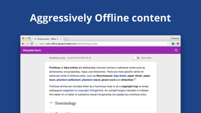 Aggressively Offline content