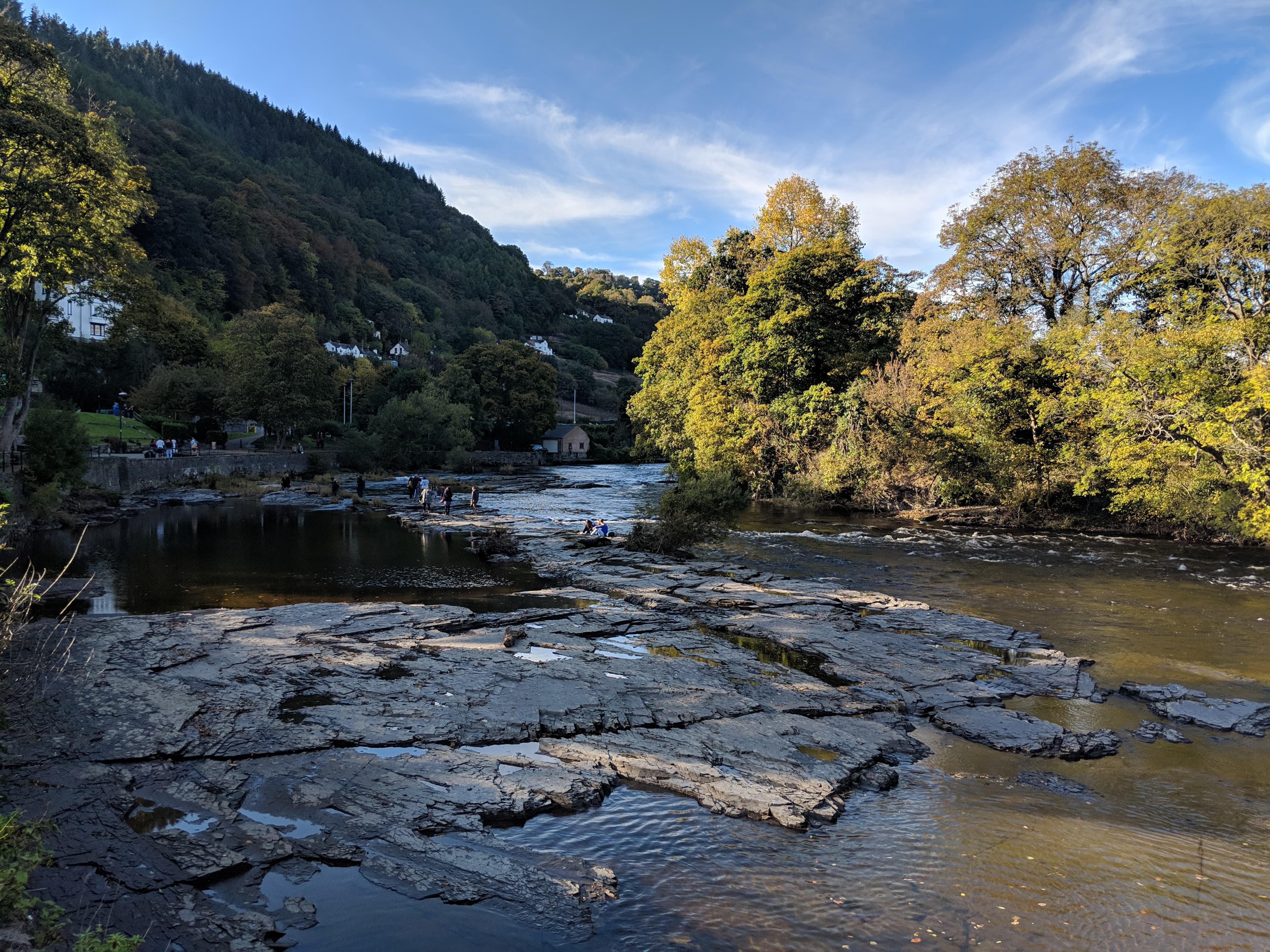 Llangollen during the summer