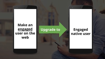 Get a user and get them engaged immediately on the web