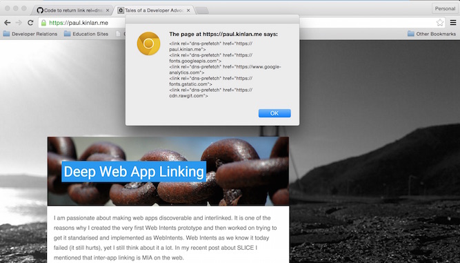 Header image for Working out what DNS to prefetch